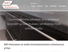 Tablet Screenshot of mrt-kalusteet.net